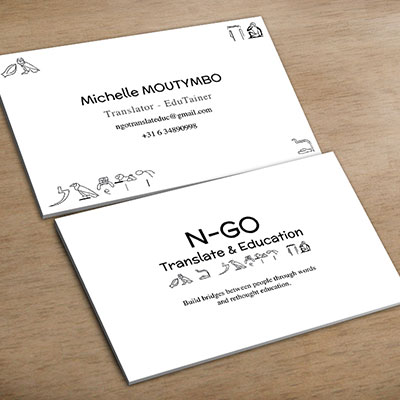 carte de visite N-Go Translate